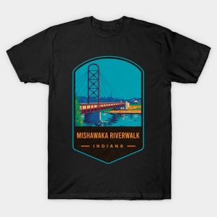 Mishawaka Riverwalk Bridge T-Shirt